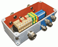 КСРВ301410(30MVK2,5-9)-4КОВ1МНК/Р(А)-3КОВ1МНК/Р(В)-1КОВ2МНК/P(Г) Коробка клеммная взрывозащищенная 