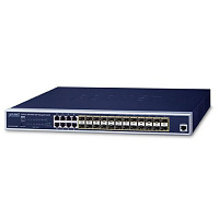 L2+/L4 24-Port 100/1000X SFP with 8 Shared TP Managed Switches, with Hardware Layer3 IPv4/IPv6 Stati