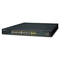 Управляемый коммутатор Planet SGS-6310-24T4X, 24-Port 10/100/1000T + 4-Port 10G SFP+