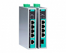 Коммутатор EDS-G205A-4PoE-1GSFP-T Unmanaged Ethernet switch with 1 10/100/1000BaseT port and 4 PoE/P