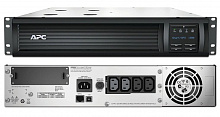 UPS APC SMART SMT1500RMI2U1500 ВА с ЖК-индикатором, стоечного исполнения высотой 2U, 230