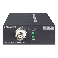 1-Port Long Reach POE over Coax Extender Kit (LRP-101CH+LRP-101CE), -20 to 70 Degree C, up to 1KM