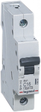 Автоматический выключатель RX3 1 фаза10A 1М (Тип C) 4,5 kA 419662 Legrand