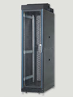Шкаф Rackcenter 60F-42-8B-99BL 800х1100х42U перфорированная передняя и задняя двери