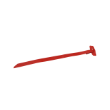 Хомут короба (красный)140мм