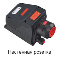 CZ0251-440900-01 - Взрывозащищенная настенная розетка, 200-250V 16A-4П, C036