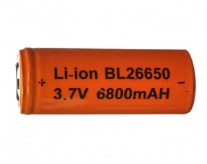 Аккумулятор Li-Ion BL-26650, 3.7 В, 6800 мАч bulk Аккумулятор Li-Ion BL-26650, 3.7 В, 6800 мАч bulk