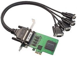 Плата MOXA CP-104EL-A-DB9M 4-port RS-232 (PCI Express) Плата MOXA CP-104EL-A-DB9M 4-port RS-232 (PCI Express)