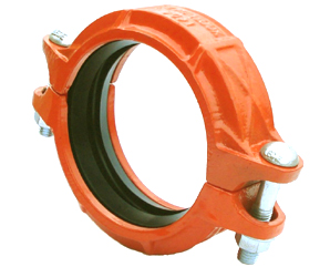 Муфта жесткая ДИНАРМ, крашенная, 3" (88.9 мм), Ру = 2.0 МПа, клеймо FM Муфта жесткая ДИНАРМ, крашенная, 3" (88.9 мм), Ру = 2.0 МПа, клеймо FM