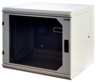 Шкаф настенный 9U (600х520х500) трехсекционный, упрочненный Signapro