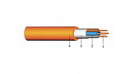 NHXH-FE 180/E 30 3X2.5 RE Кабель безгалогенный огнестойкий,повышенной безопасности, оранжевый