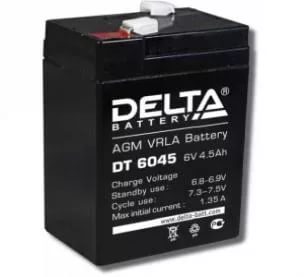 Аккумулятор   4,5А/ч, 6В (Delta) DT6045