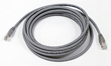C5E-175GY-3MB Коммутационный шнур RJ45-RJ45 U/UTP Cat.5e, LSHF, 3 метра, серый