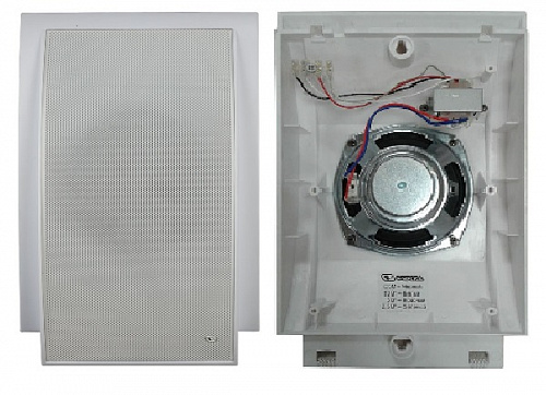 WS-10T Громкоговоритель настенный 10/5 Вт корпус пластик решётка-металл белый WS-10T Громкоговоритель настенный 10/5 Вт корпус пластик решётка-металл белый