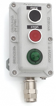 ПКИЕ-П100809-1КГЕ07К11-1КНВ2MНК/P(Г)-1ET6/M2(Г) Пост управления взрывозащищенный