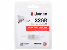 Флешка USB KINGSTON DataTraveler microDuo 32Гб, черный