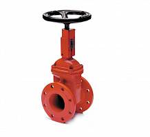 GROSS. Задвижка (короткая) клиновая фланцевая DN65 PN16 кр.с приводом GROSS GR 010 (380В/50Гц)
