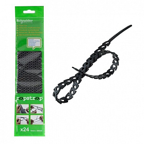Стяжка черная RAPSTRAP (24шт) (IMT38068)