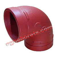 Колено 90° ДИНАРМ, крашенное, 3" (88.9 мм), Ру = 2.5 МПа