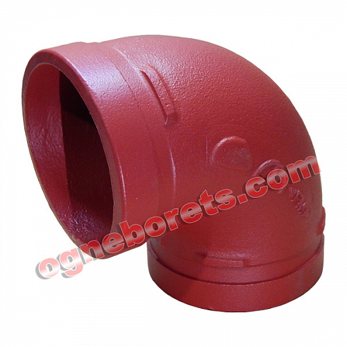 Колено 90° ДИНАРМ, крашенное, 3" (88.9 мм), Ру = 2.5 МПа