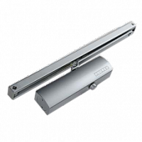 Доводчик PORTER DCM30H EN6, со скользящим каналом, цвет - серебро.