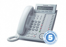 Телефон системный, 3-строчный ЖК-дисплей с поддержкой кириллицы, спикерфон. - KX-DT333RU