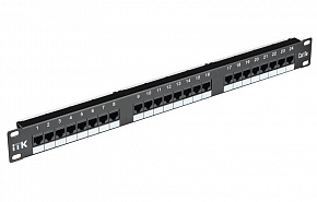 Патч-панель Lanmaster TWT-PP24UTP 24 порта UTP кат.5E 1U