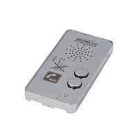 СДК-029.МГН.2 Переговорное устройство с кнопкой отключения оповещателя (зеркальная поверхность)