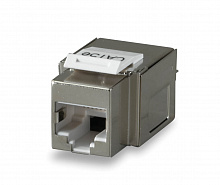 Розеточный модуль типа Keystone экран. Cat.5e, FTP, RJ45/110, серия Toolless KJS458TL-C5E