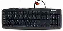 Клавиатура MICROSOFT Wired 600, USB, черный