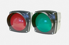 TrLight LED R. Настенные односекционные светодиодные светофоры (250 лм, 230 В, IP 65). Размер: 15х15