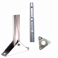 Мачта телескопическая 6м (МТ-6Т-1) (башмак, кольцо для оттяжек), сталь