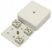 МЕТА 7403-8 Коробка коммутационная огнестойкая 8 конт, 75х75х28мм, IP41