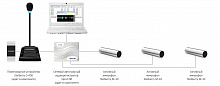 Комплекс аппаратуры клиент-кассир с системой записи переговоров SX-520 (громкая освязь+выз+Симплекс)
