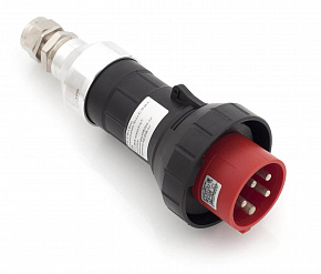 ВГМЕ-32-380-4-1КНВМ2М-20НК/Р Вилка взрывозащищенная 1Ex db e IIC T4 Gb X, IP66,32A, 380В.