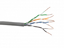 Кабель UTP4 cat.5е, одножильный, 305м, Cu, нг(А)-HF LSZH, Проходит Fluke тест, серый, NETKO Optima G