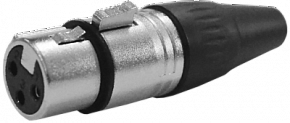 RH-X012 Разъем XLR, металл, штекер