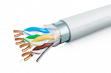 LAN U/UTP 4x2x24AWG кат.5е (305 м) PVC (серый) Пожтехкабель СКС (202-001)