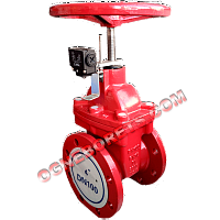 Задвижка клиновая, ДИНАРМ, модели Passage V GV-01/F, с контроллером положения "открыто-закрыто" ДУ80