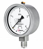 Манометр ДМ8008-ВУф 0-160 МПа кт.1,5 d.100 IP65 M20*1,5 РШ Б110 ВуГл