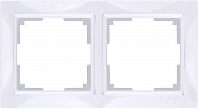 Рамка 2 поста белая, серия W59, Schneider Electric