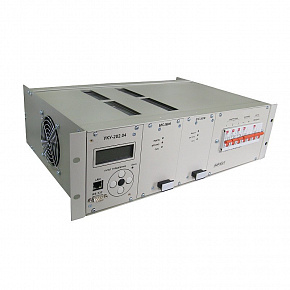 Источник бесперебойного питания ИБЭП-220/48B-12A-2/2(400)-1U LAN