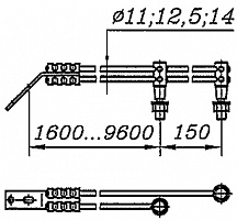 ПЕРЕМЫЧКА ДРОССЕЛЬНАЯ ДВУХПРОВОДНАЯ ДМС-70Х2-3600 17360-02-00-03