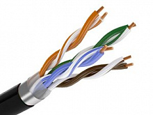 FTP 4х2х0.5 НАРУЖНЫЙ CAT 5е 305м медный кабель LANMAX