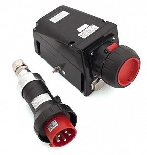 РГМ-32-415-4-1КНВ2МНК/Р Разъем взрывозащищенный 1Ex db IIC T6 Gb, IP66,3P+N+PE, 380/415В, 32A. В ко