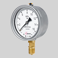 Вакуумметр ДВ2010ф исп V -0,1…0 МПа кт.1,5d.100 IP40 G1/2 РШ