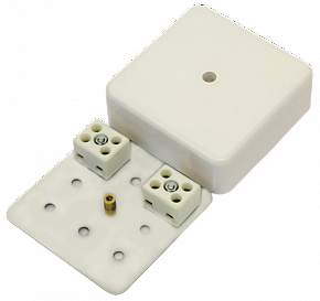 МЕТА 7403-4 Коробка коммутационная огнестойкая 4 конт, 75х75х28мм, IP41 (50шт/упак)