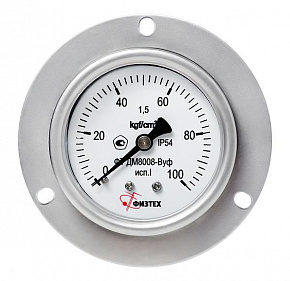 Манометр ДМ8008-ВУф 0-1 МПа кт.1,0 d.100 IP54 M20*1,5 РШ ВуГл