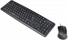 Комплект (клавиатура+мышь) OKLICK 600M, USB, проводной, черный