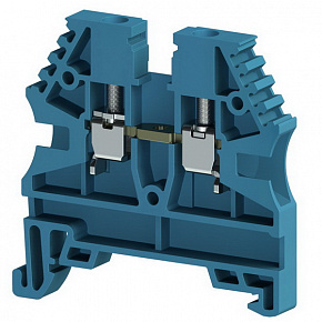 Колодка клеммная, 2,5 мм.кв. синий  AVK2.5 304121